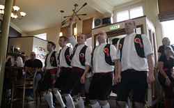 Newcastle Kingsmen in Bunkers Hill pub Photo of Newcastle Kingsmen
